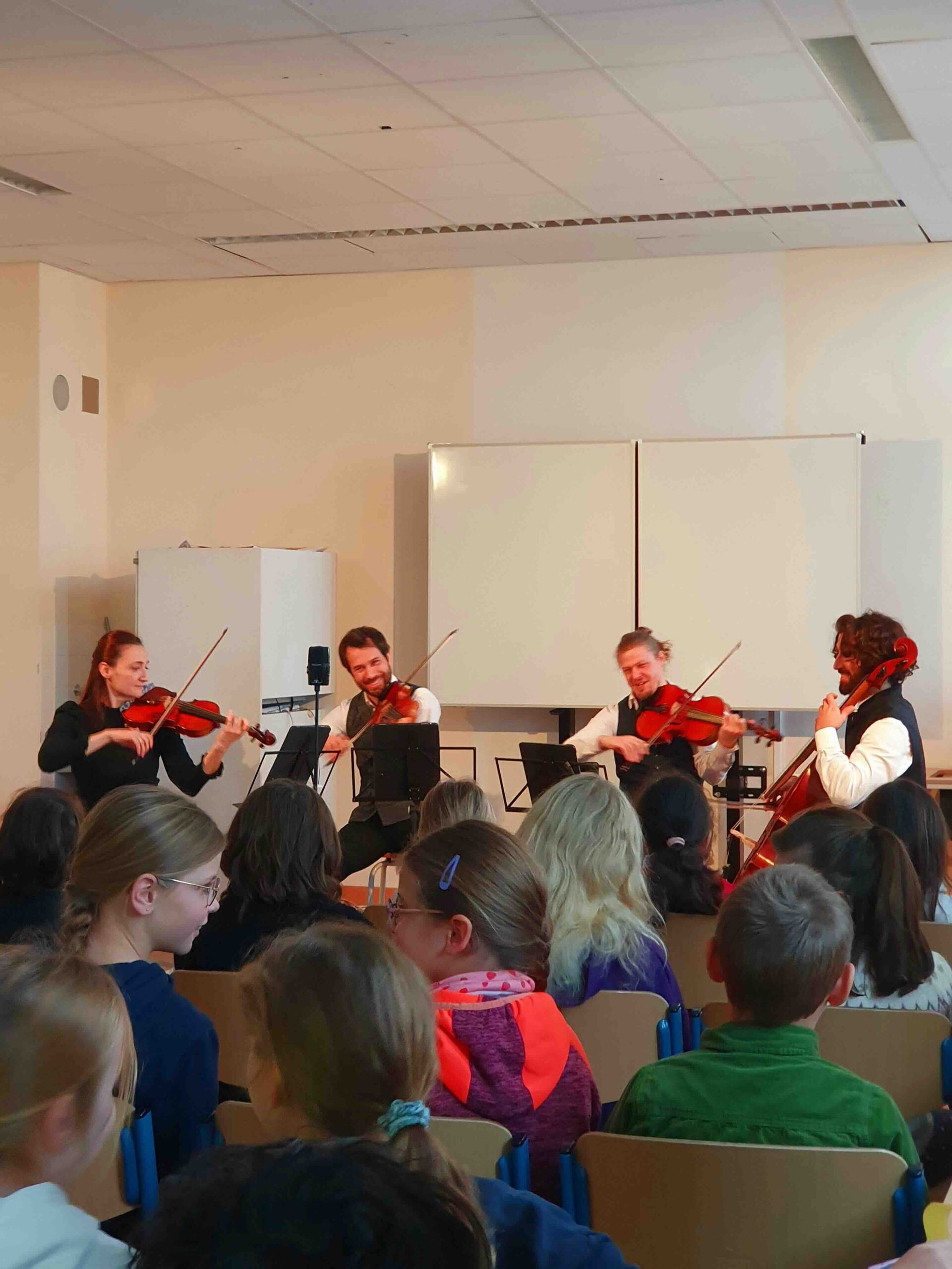 Besuch des Streichquartetts